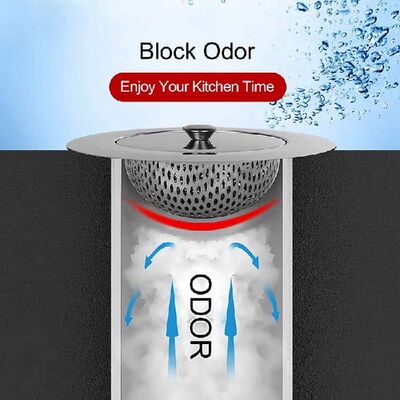 极速2 PCS Kitchen Sink Strainer, Large Wide Rim 4.Y5 Inch