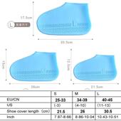 SChoeovers Silicone RubbPer 新品 Shoe fMQ0033 Rain Watrproo