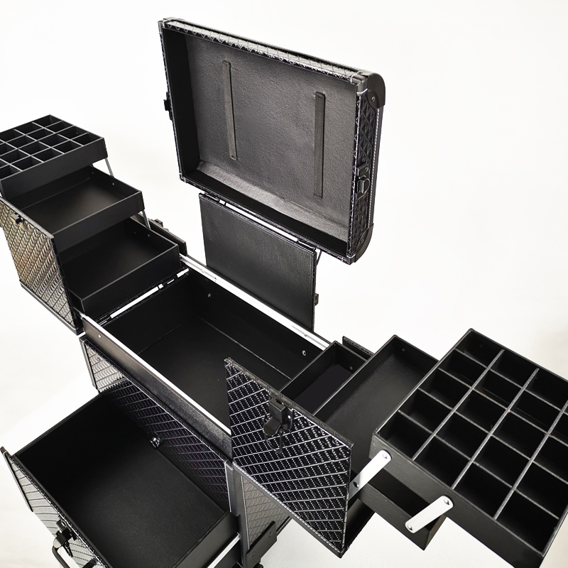 极速妆百纳拉杆化妆n箱跟妆师手提大号容量多层工具美甲纹绣收纳