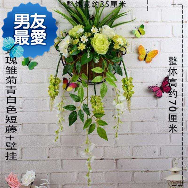 极速背景墙服装h店假花酒吧民宿发13廊足疗店客厅挂件墙上装饰品