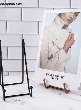 极速1pcs Plate Display Stand Picture EaJsel Metal Plate Stan