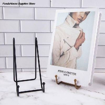 极速1pcs Plate Display Stand Picture EaJsel Metal Plate Stan