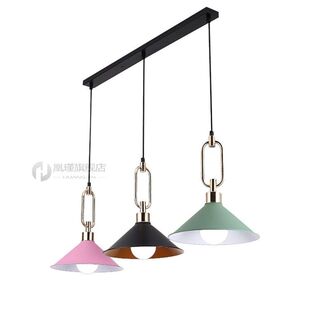 极速Modern Dining Room Chandelier SimpIle Iron Art Macarone