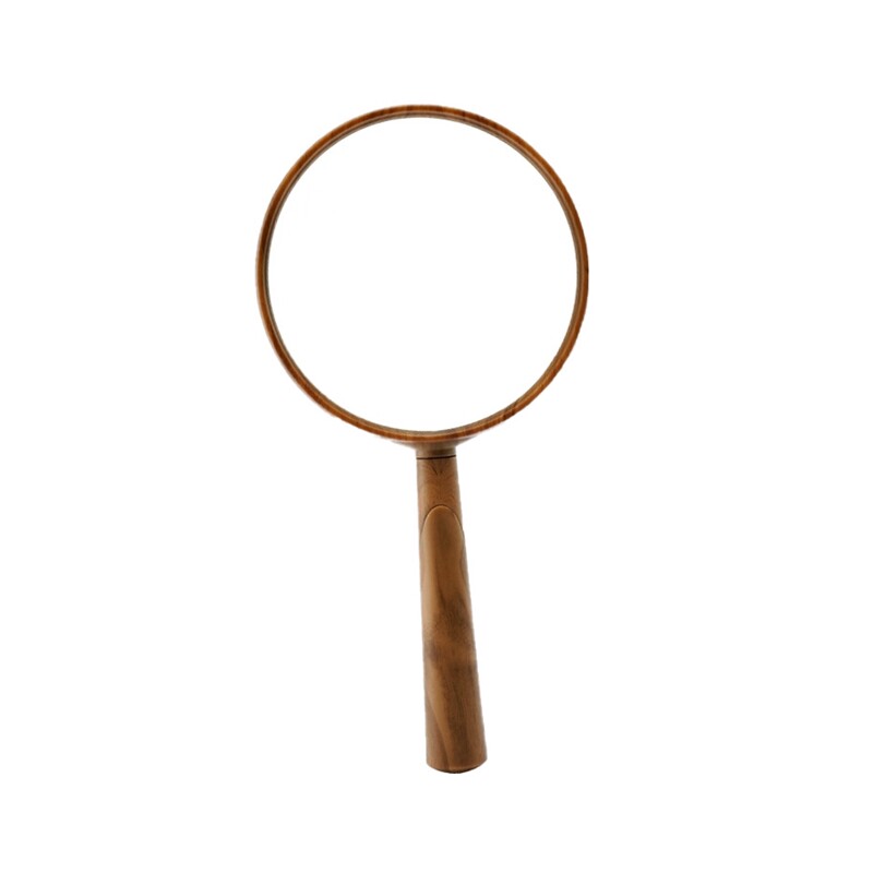 极速防摔20倍非球面放大镜手持式高清高倍儿童M100仿实木纹手柄无