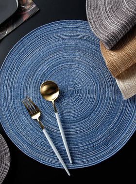 极速Table mat waterpproof pvc placemat antiscald S heat insu