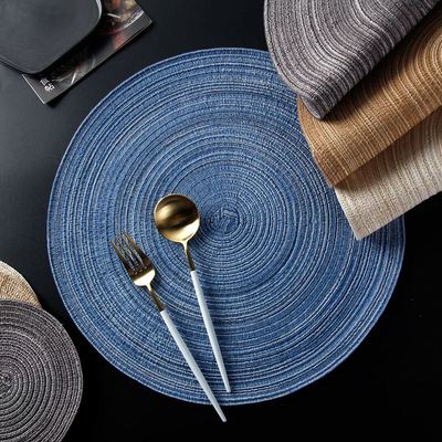 极速Table mat waterpproof pvc placemat antiscald S heat insu