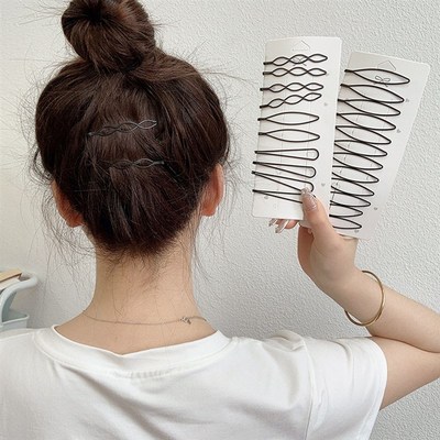 极速10/12/24Ps Multiolor Hair Clips Bobby Pins Wavy FYashion