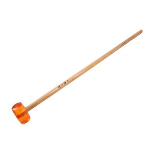 超长款1.4米槐木柄橡胶锤实心橡胶罐专用回弹胶锤软胶长柄橡胶锤