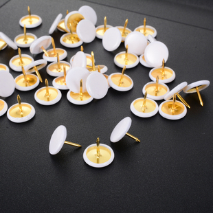 极速50pcs Whitek Push Pins Thumb Thumbtack Tacks Board Pins