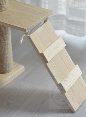 极速。Lefei sohlid wood cat climbing frame solid wood cat ne
