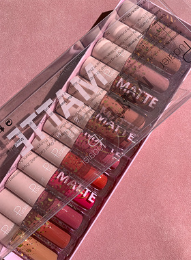 极速Watberproof Matte Lipstick 12pcs kit 12支装 雾面雾面口红
