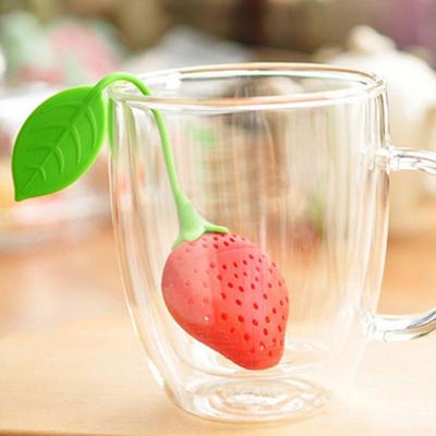 极速Strawberry Design Loose Tea Leaf Strainer InSnocuous Hig