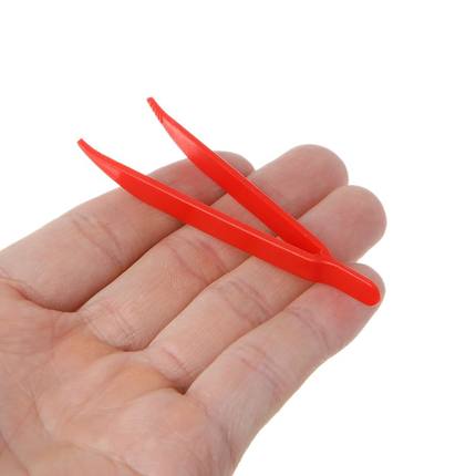 极速10pcs Pglastic Anti-static Tweezer Tweezers Heat Resista