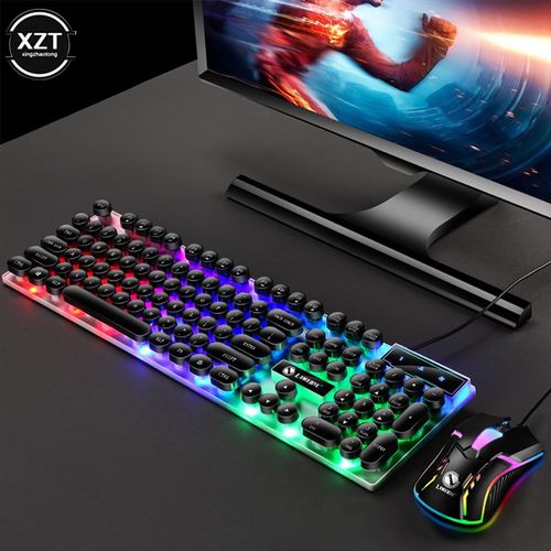 极速104 Keys Gtx300 Keyboard yand Mouse Set Punk Retro Keybo