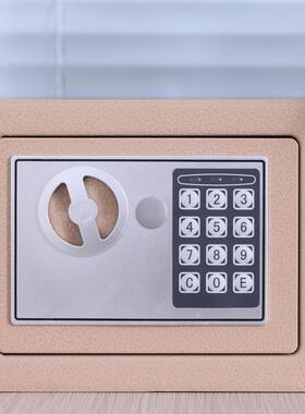 极速万泰小型全钢保险柜家用 保险箱迷你I入墙床头 电子密码保管