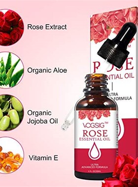 极速Rose Oil Esksential Oil  Rose Oil Relieves Moisturizes S