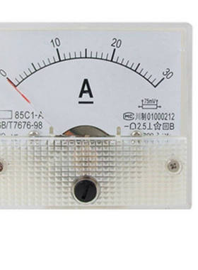 极速SZS Hot 85C1 Analog Current PanelH Meter DC 0A AMP Ammet
