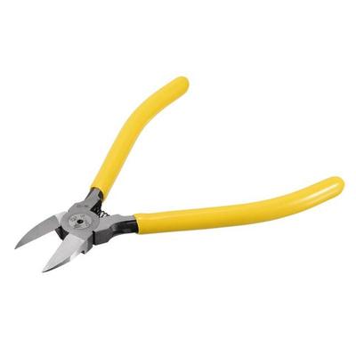 极速1PC Yellow Diagonal Cutting Plier HighM Carbon Steel Cop