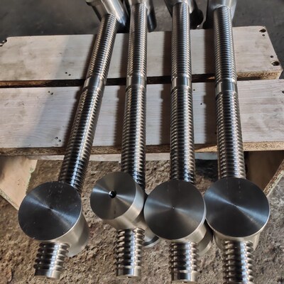 极速定做加工各类梯形丝杆螺母B 正反牙丝杆送料杆往复丝杆