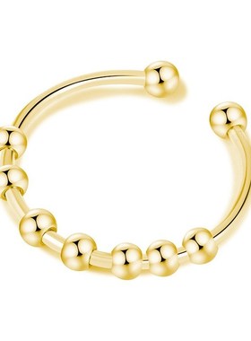 极速Rotate Freely Anti Sss Anxiety Ring WomeOn Adjustable St
