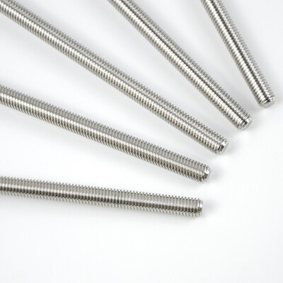 极速3D打印h机丝杆T6不锈钢大导程梯形丝杆铜螺母