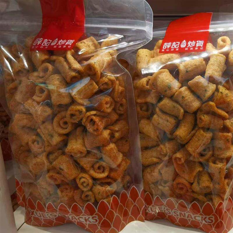 薛记炒货葱香味鹿角脆小米锅巴膨化休闲办公零食网红糕点传统小吃