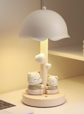 创意可爱暴力熊卧室床头台灯摆件家居书房装饰解压治愈系生日礼物