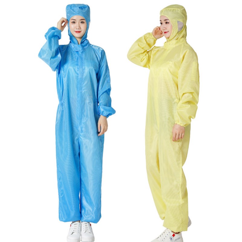 连体无尘服净化服无尘衣防静电连B体服洁净服喷漆服防尘防护工作
