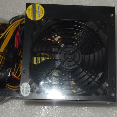 600瓦台式机电脑电源额定600GW 带双 8P静音大风扇