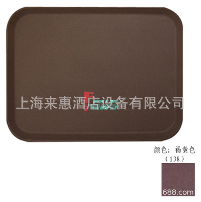 CAMBRO 1520VCRST-382 客房服务防滑托盘（黑色配合鹅卵石黑）