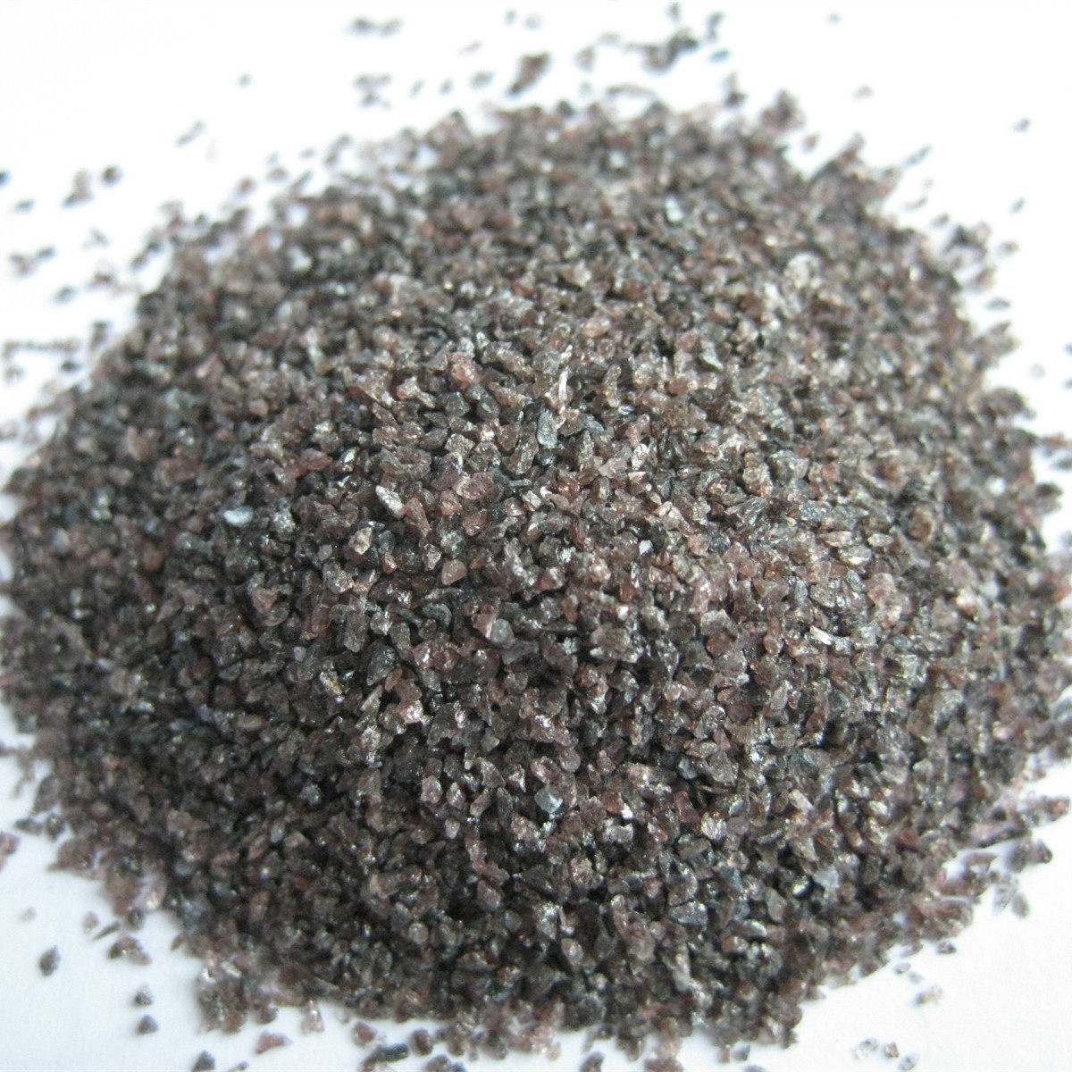 铝合金表面喷砂研磨除锈用36目棕刚玉磨料/F36棕刚玉磨料喷砂介质