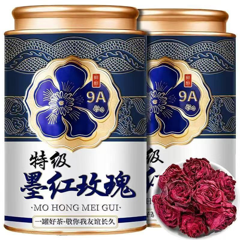特级墨红玫瑰2026新茶正宗云南玫瑰花无硫熏一杯一朵