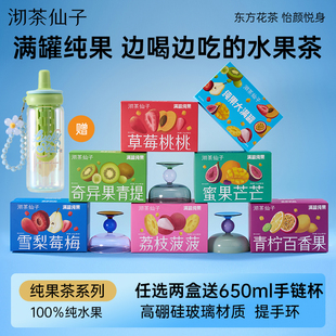 沏茶仙子水果茶纯果大满罐多种口味果茶超多果粒冷泡冲泡饮品夏季