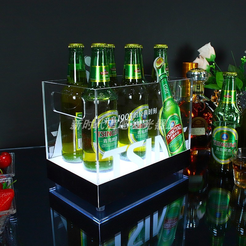 led发光香槟冰桶m酒吧KTV夜场酒馆冰粒桶创意动力火车亚克力啤酒