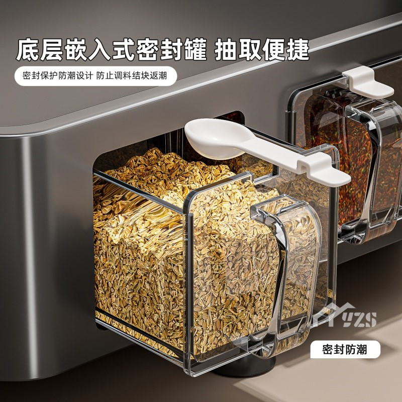 厨房置物架台面转角多功能三角墙角调料品K调味罐转角三角架收纳