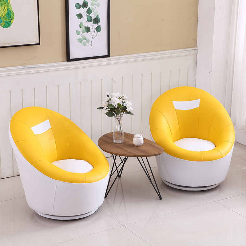 懒人沙发简约单人卧室现代可爱椅子靠背网红款旋转小Z户型懒人椅