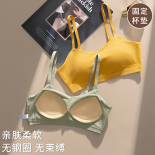 薄款 防走光文胸罩一体2025新款 美背内衣女夏季 爆款 背心 裹胸抹胸式