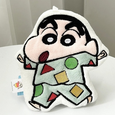 蜡笔小新擦手巾挂式家用毛巾