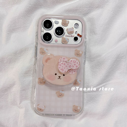 适用于iPhone格纹ins可爱手机壳