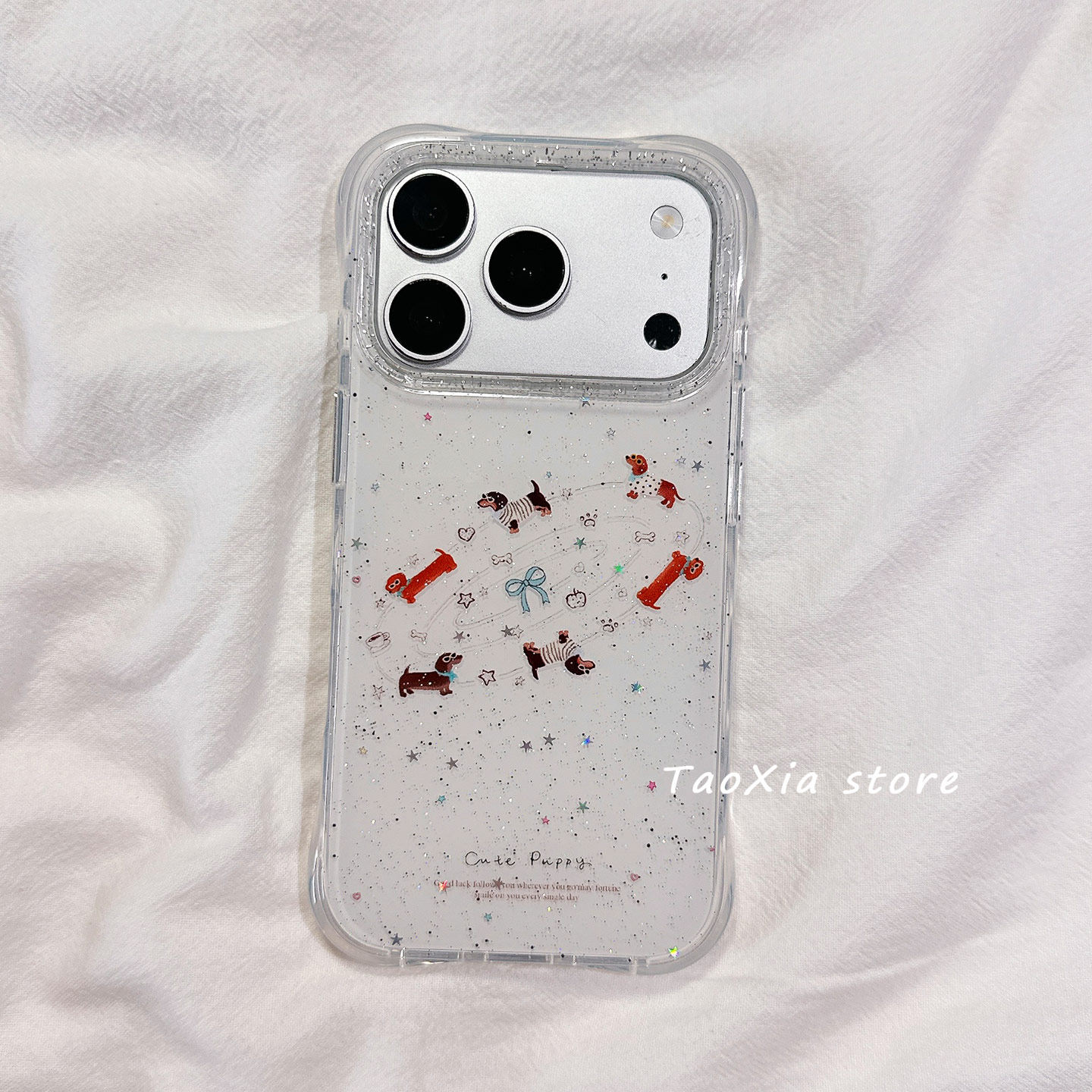 趣味墨镜腊肠狗星球适用苹果18promax手机壳iphone17保护套18pro硅胶16新款15高级感好看硅胶防摔全包边女软p