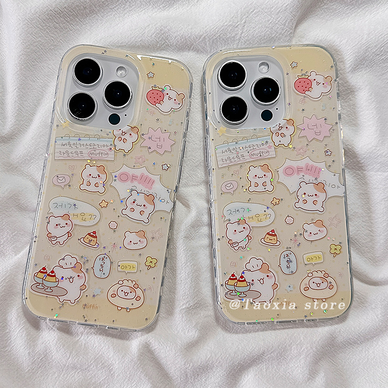 适用于iPhone亚克力可爱手机壳