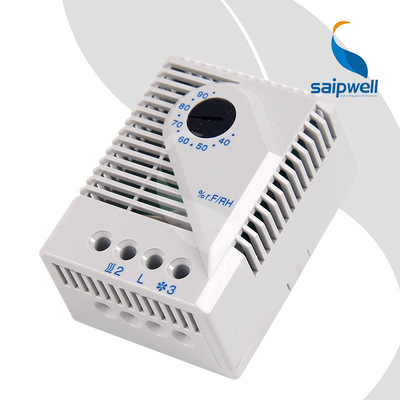 厂家直销MFR012柜体恒湿可调节导轨安装机柜机械式湿度控制器开关