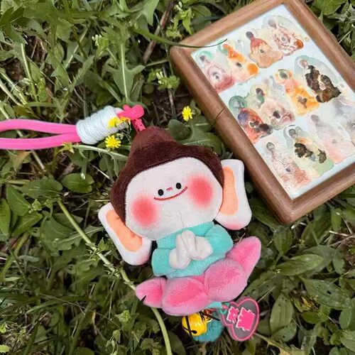 佛宝宝玩偶新款莲花小佛玩偶挂件山西云冈石窟文创纪念品佛小伴