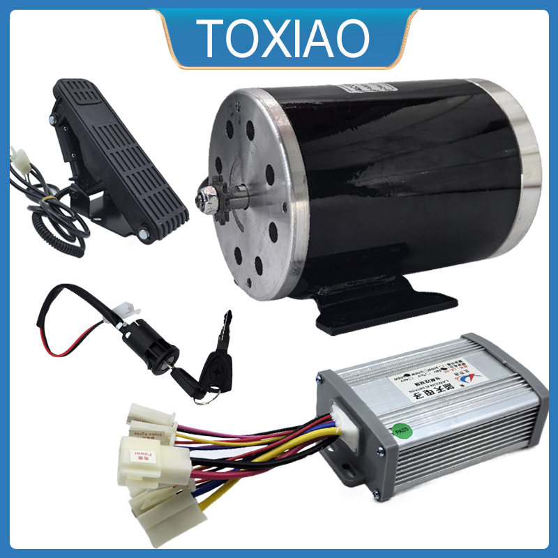 48V500W1000W改装电动自行卡丁摩托车直流高速电机控制器油门套件