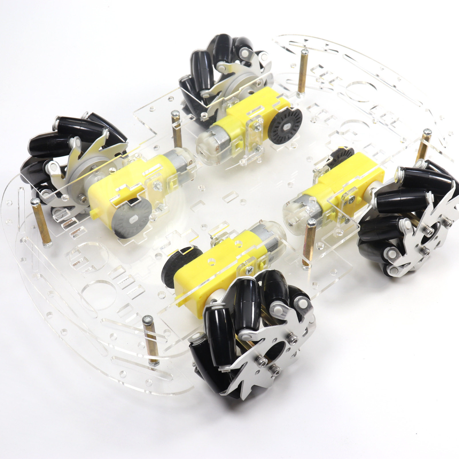 金属麦克纳姆轮 65MM 智能小车底盘 STM32 51 DIY 机器人配件