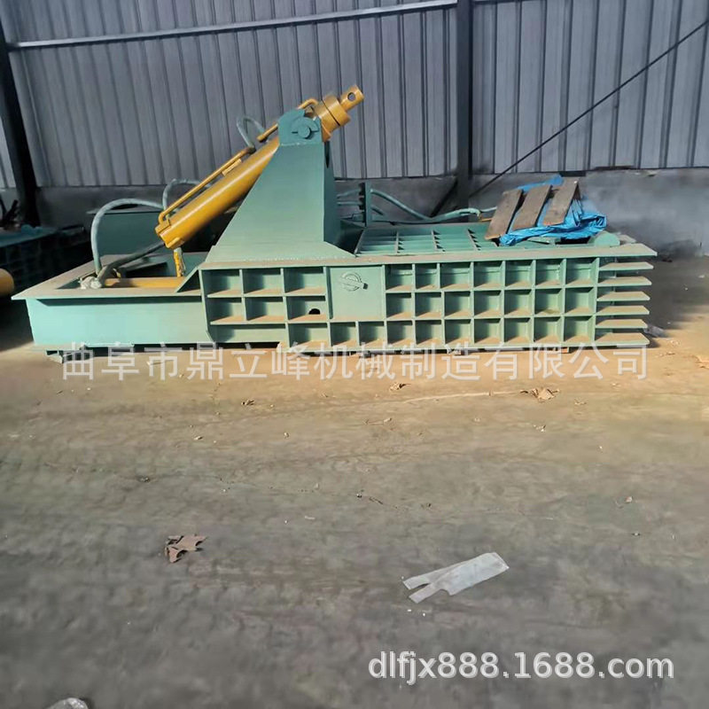 半自动立式40吨编织袋液压打包机福州地区125吨废金属废铁压块机