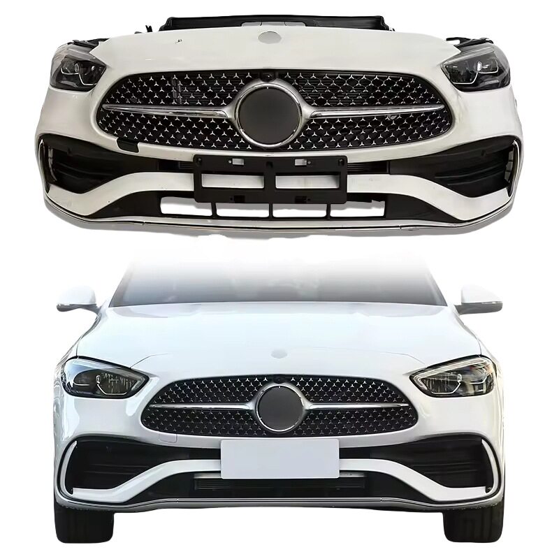 适用于奔驰C级W206前保险杠总成AMG C200 C220 C260 C300前脸头嘴