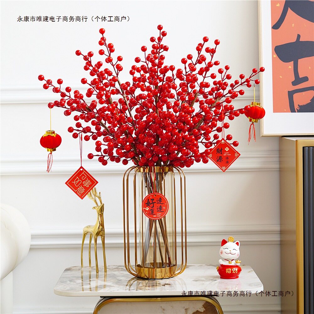 欧式插花装饰品电视柜北欧假花餐桌轻奢花瓶摆件花艺客厅摆设包邮
