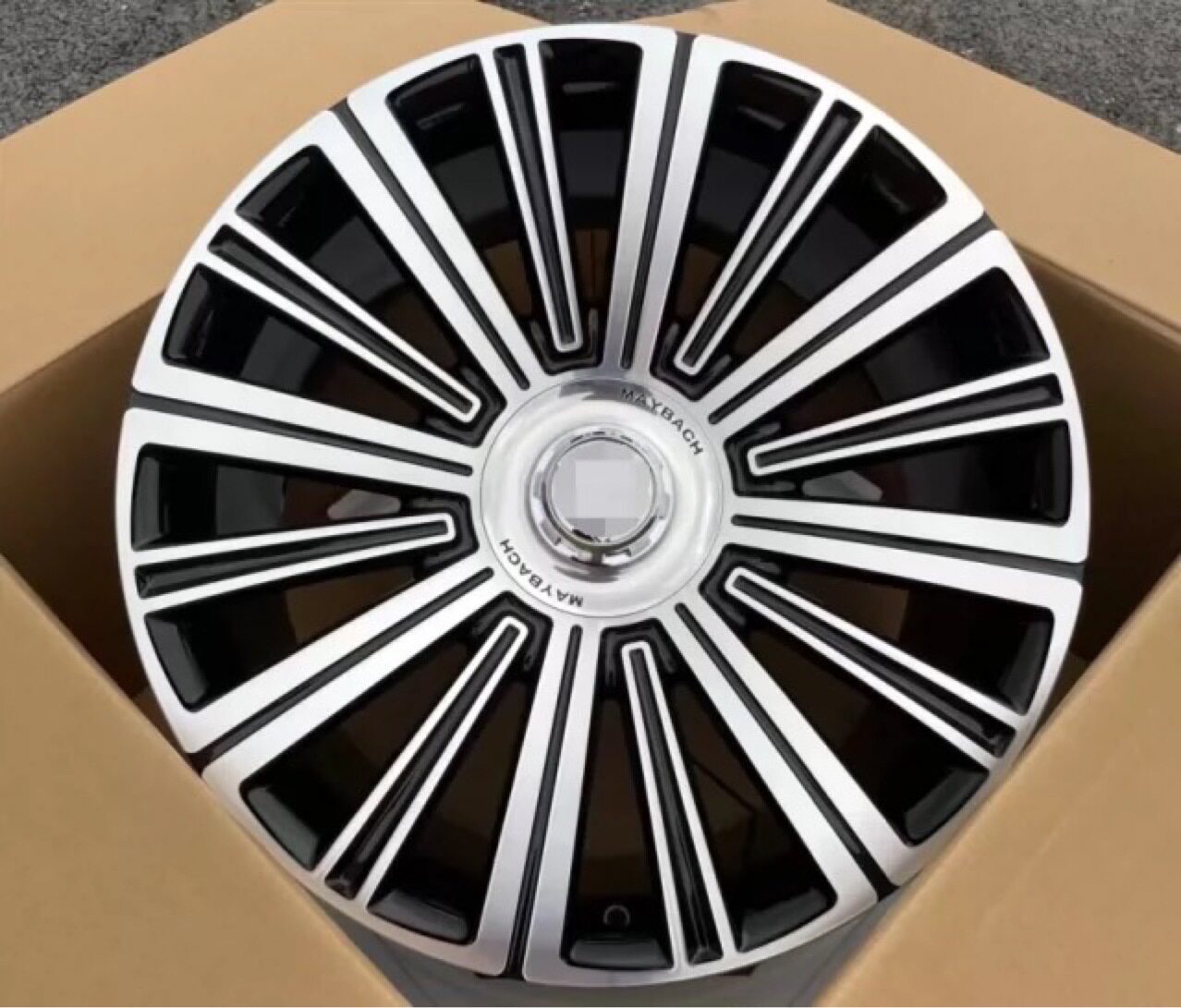 适用奔驰锻造汽车轮毂19 20 22寸GLS GLE ML GLB 320 350 400 450