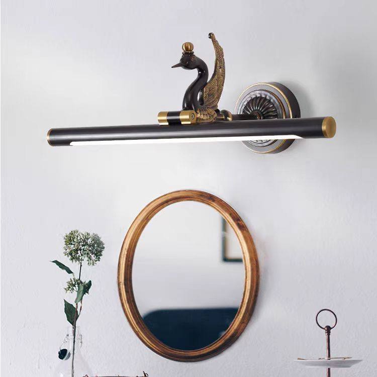 led防锈镜前灯美式全铜卫生间镜柜梳妆台灯现代简约浴室防水壁灯